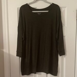 Dark Green Long Sleeve tunic excellent condition
